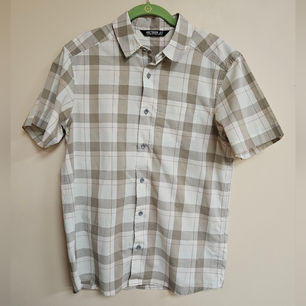 Arc'teryx S Brohm Short Sleeve Plaid Button-Up Casual Shirt